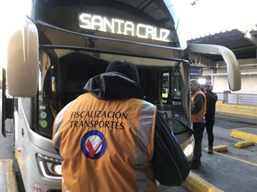 Fiscalización de buses