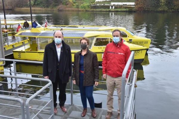 Los Ríos | Ministra Hutt entregó positivo balance del transporte público fluvial en Valdivia: cerca de 3 mil personas ya lo han utilizado