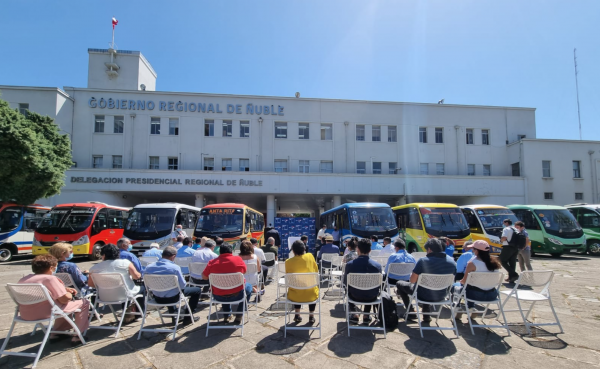 Ñuble | Autoridades y operadores dan inicio al Perímetro de Exclusión del transporte público mayor